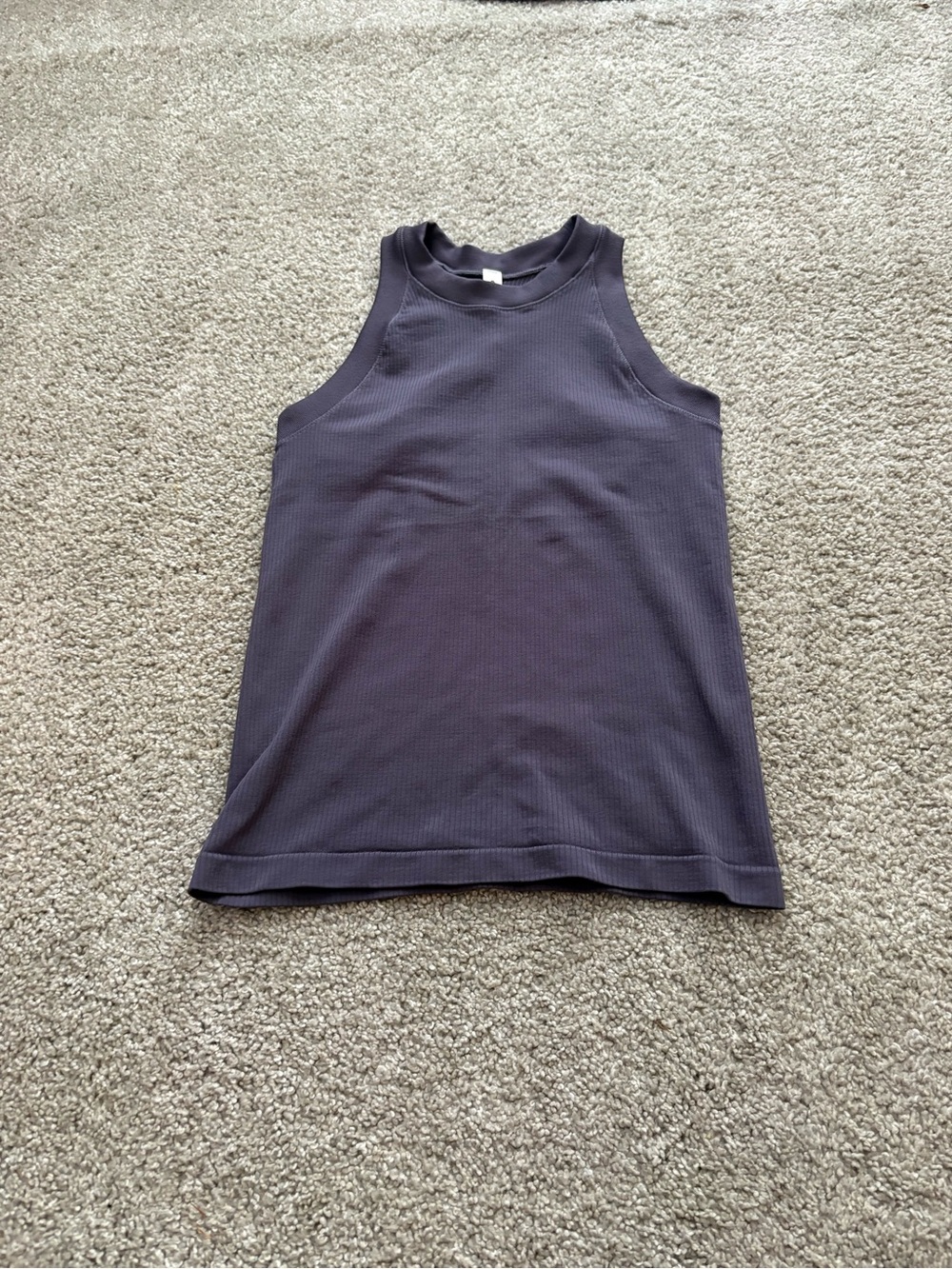 Athleta Ribbed Tank In Purple